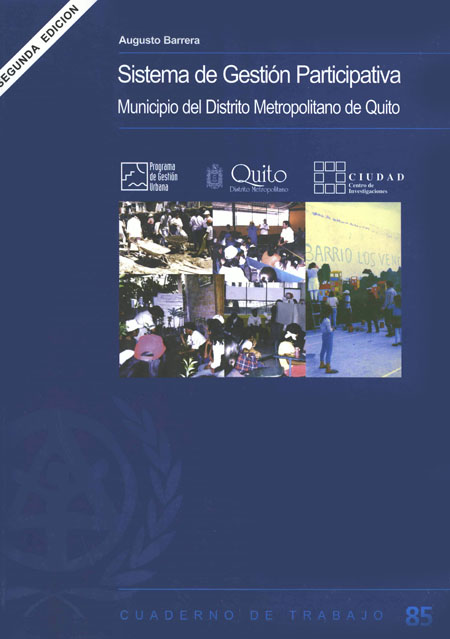 Sistema de gestión participativa: Municipio del Distrito Metropolitano de Quito