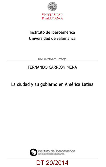 La ciudad y su gobierno en América Latina