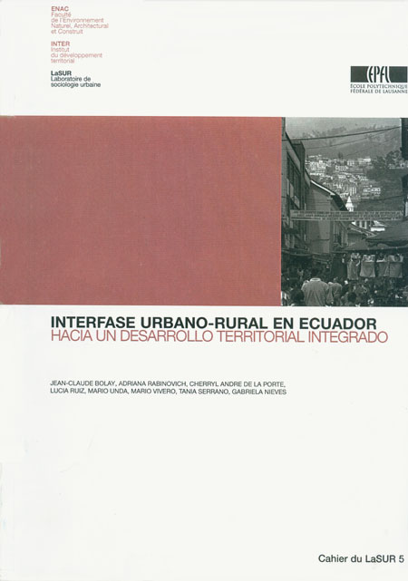 Interfase urbano-rural en Ecuador