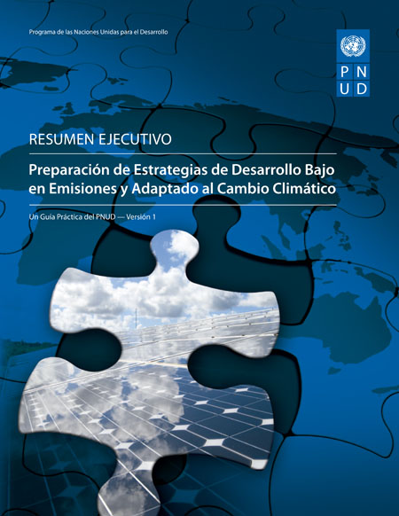 Resumen ejecutivo: preparación de estrategias de desarrollo bajo en emisiones y adaptado al cambio climático: un guía práctica del PNUD