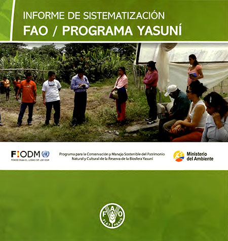 Informe de sistematización: FAO / Programa Yasuní