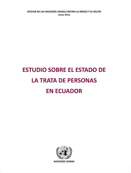 Estudio sobre el estado de la trata de personas en Ecuador