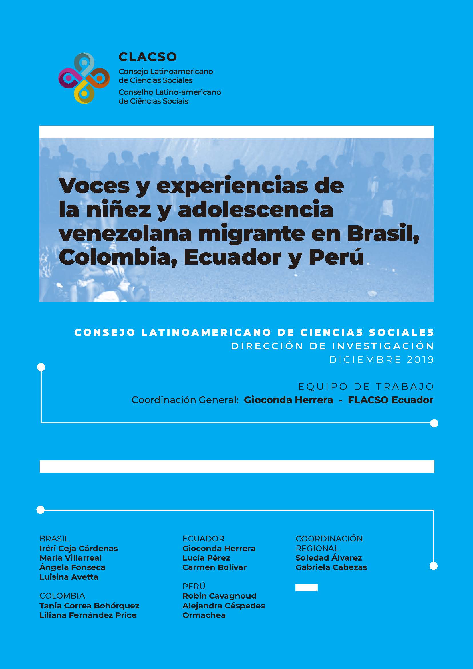 Voces y experiencias de la niñez y adolescencia venezolana migrante en Brasil, Colombia, Ecuador y Perú