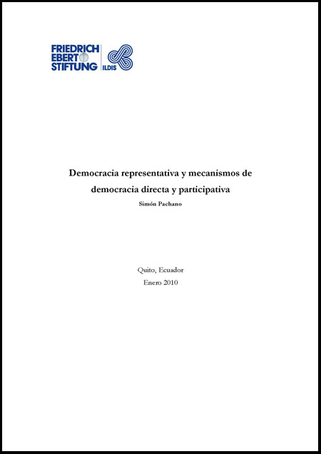 Democracia representativa y mecanismos de democracia directa y participativa