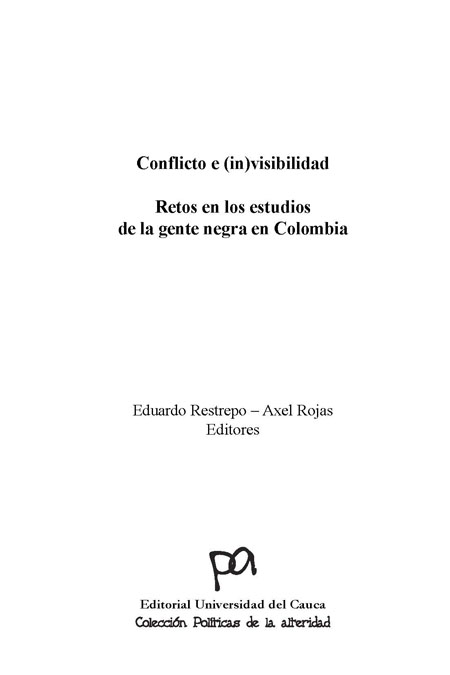 Conflicto e (in)visibilidad