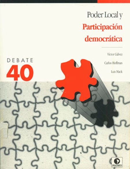 Gálvez Borell, Victor <br>Experiencia de participación democrática y poder local en Guatemala<br/>Guatemala, Guatemala: FLACSO Guatemala. 1998. 108 p., il., mapas 