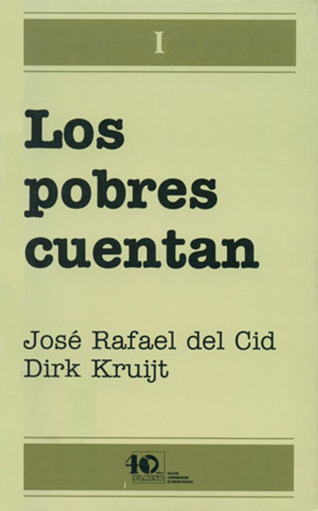 Cid, José Rafael del <br>Los pobres cuentan: pobreza y gobernabilidad en Honduras<br/>San José, Costa Rica: FLACSO Costa Rica. 1997. 184 páginas 