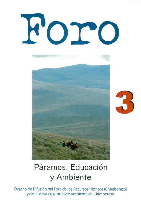 Páramo, educación y ambiente<br/>Quito: EcoCiencia : Abya - Yala. 2009. 78 páginas 