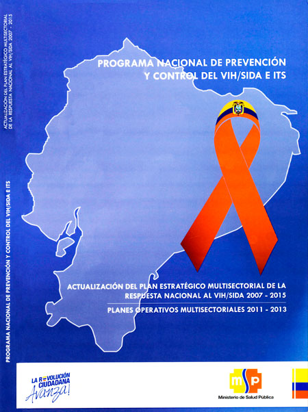 Programa Nacional de Prevención y Control del VIH/SIDA E ITS: actualización del Plan Estratégico Multisectorial de la respuesta nacional al VIH/SIDA 2007 - 2015 : planes operativos multisectoriales 2011 -2013<br/>Quito, Ecuador: Ministerio de Salud Pública del Ecuador. 2011. 249 páginas 