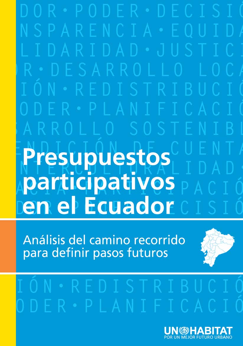 Presupuestos participativos en el Ecuador: análisis del camino recorrido para definir pasos futuros