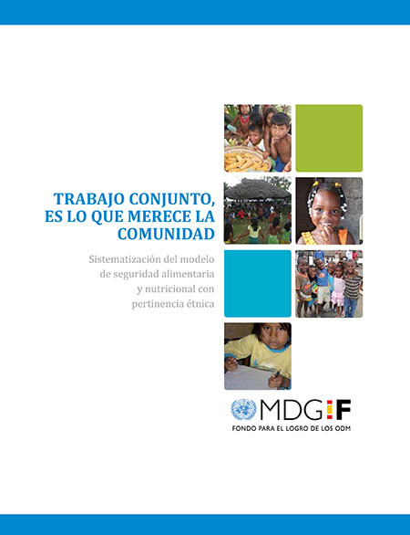 Trabajo conjunto, es lo que merece la comunidad: sistematización del modelo de seguridad alimentaria y nutricional con pertinencia étnica